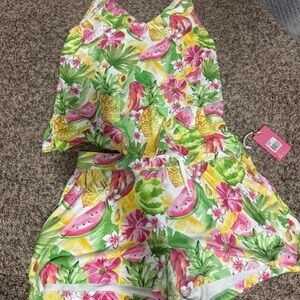 Pj salvage That’s Bananas fruit pj set
